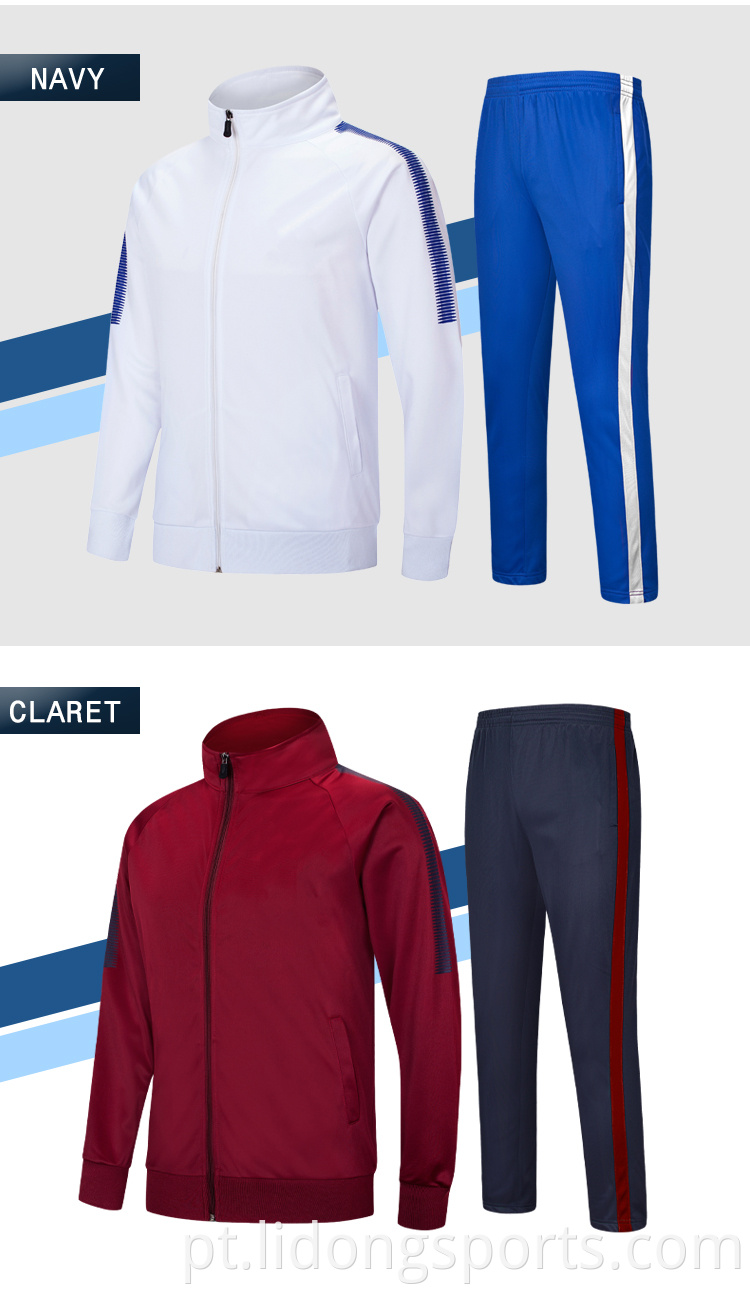 Lidong New Design Sports Sport Track Futes/Sublimação personalizada Desgaste em branco para homens